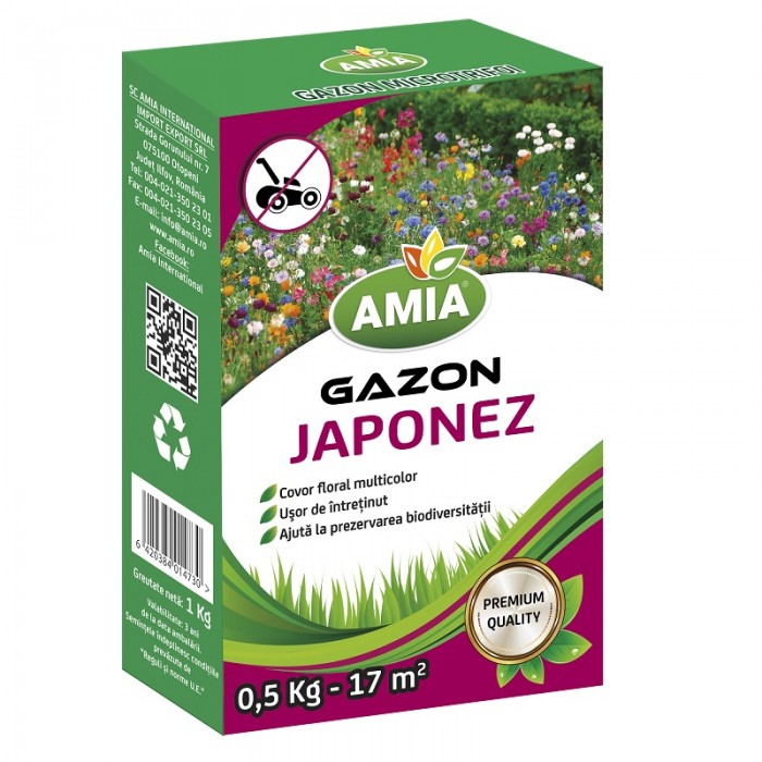 Seminte de gazon japonez Amia AMGJ05 0,5 kg